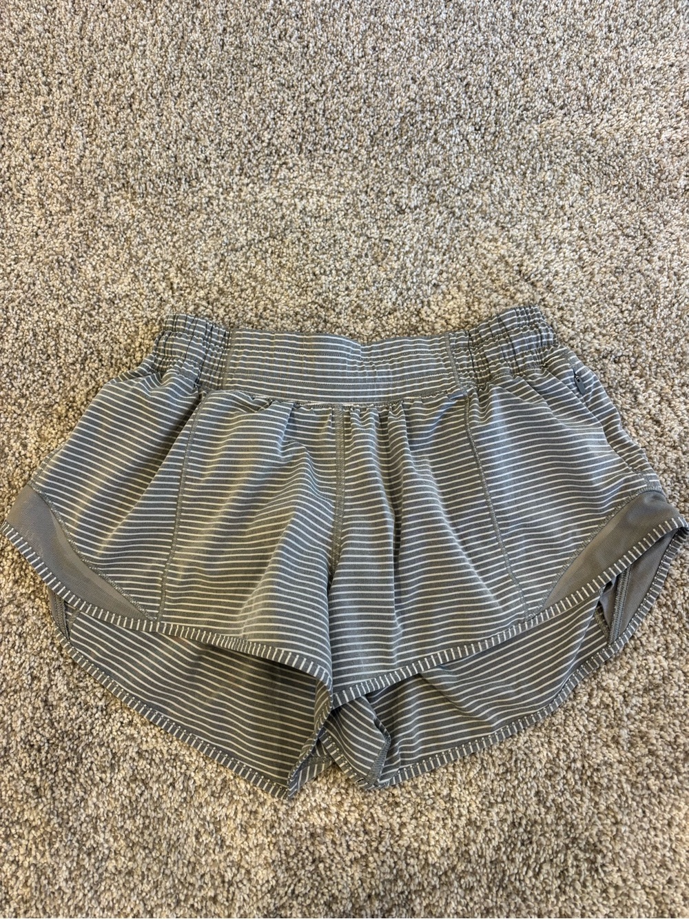 LULULEMON STRIPED SHORTS